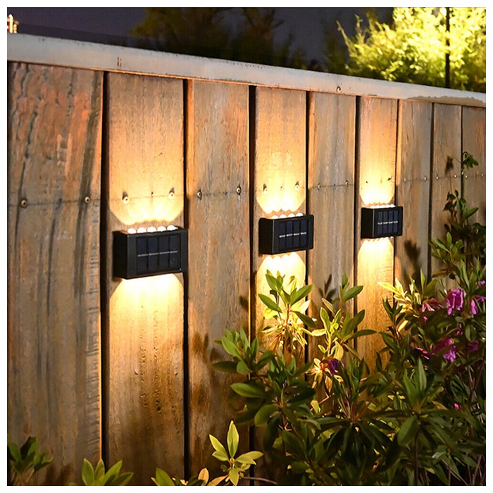 Buy 2PCS Solar 10LED Outdoor Wall Light Solar Led Light for Courtyard